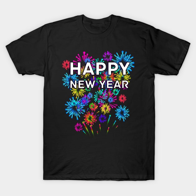 Happy New Year T-Shirt by letnothingstopyou